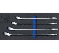 BGS 4083 1/3 Garniture pour servante d'atelier ourche, 24-32 mm, 4 pcs.