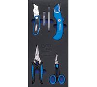 BGS technic Insert de servante d'atelier 1/3 : Jeu de couteaux et cisailles 6 pièces BGS Quantité:1