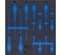 BGS 4122-1 Garniture pour servante d'atelier 2/3, vide pour : Jeu de tournevis, 12 pces.