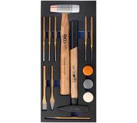 BGS technic Insert de servante d'atelier 1/3 : Jeu de marteaux, de burin 14 pièces BGS Quantité:1