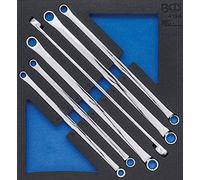 BGS 4194 | Insert de servante d’atelier 2/3: Jeu de clés polygonales doubles | extra longues | 10 x 11-22 x 24 mm | 6 pièces