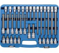 BGS 5182 Assortiment de douilles à embout 12,5 (1/2), profil en T, 32 pièces
