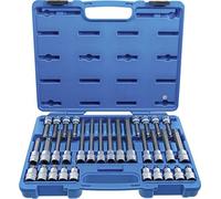 BGS 5190 | Jeu de douilles à embouts | 12,5 mm (1/2") | Profil TP (pour Torx Plus) TP20 - TP70 | 32 pièces