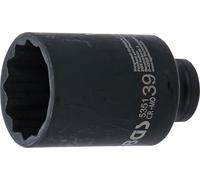 BGS technic BGS Douille à choc, douze pans 12,5 mm (1/2") 39 mm Quantité:1