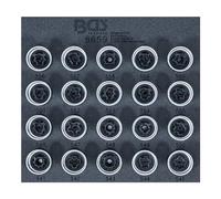 BGS 6659 | Insert de servante d'atelier 1/6 : Jeu d’outils pour écrous antivol pour VAG | 20 pièces