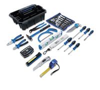BGS 70224 | Caisse porte-outils | matière plastique | avec assortiment d’outils | 66 pièces