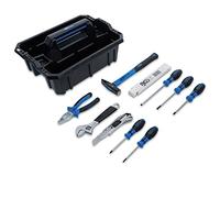 BGS 70225 | Caisse porte-outils | matière plastique | avec assortiment d’outils | 11 pièces