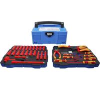 BGS 70230 | Jeu de pinces, tournevis et douilles VDE | BGS systainer® | 36 pièces