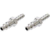 BGS 7061 | Raccord rapide à air comprimé avec raccord de tuyau flexible de 8 mm (5/16") | États-Unis/France (Lot de 2)