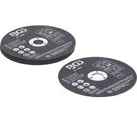 BGS technic Jeu de disques de découpe BGS 70998 pour acier inoxydable Ø 75 x 1,0 x 10 mm 5 pièces