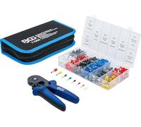 BGS 71000 | Pince à sertir pour cosses de conducteurs de 0,25 à 10 mm² | avec assortiment de cosses de conducteurs de 0,5-10 mm²