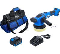 BGS-7394 Kit de polisseuses excentriques sans fil 18 V avec batterie et chargeur rapide