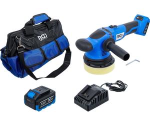 BGS-7394 Kit de polisseuses excentriques sans fil 18 V avec batterie et chargeur rapide