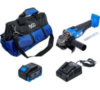 BGS-7396 Jeu de meuleuses d'angle sans fil sans balais 18 V avec batterie et chargeur rapide
