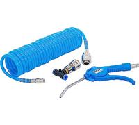 BGS 74253 | Soufflette d’air comprimé | avec tuyau pneumatique en spirale et connecteur en T