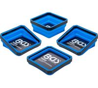 BGS 74502 | Jeu de coupelles magnétiques | silicone | pliable | 115 x 115 x 50 mm | 4 pièces