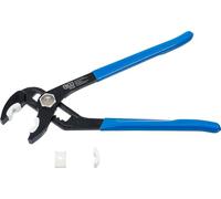 BGS 75120 | Pince multiprise/pour raccords | avec mâchoires de protection plastiques | 250 mm