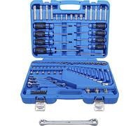 BGS 7849 | Assortiment d’outils | 6,3 mm (1/4") + 12,5 mm (1/2") | profil E/profil T (pour Torx) | 84 pièces