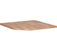 BGS 80210 | Plan de travail en bois massif | surface de coin