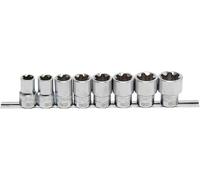 BGS 8806 | Jeu de douilles, profil T Plus (pour Torx Plus) | 12,5 mm (1/2") | 18EP - 32EP | 8 pièces