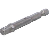 BGS 9685-1 | Adaptateur pour perceuses | empreinte six pans mâle 6,3 mm (1/4") sur carré mâle 6,3 mm (1/4")