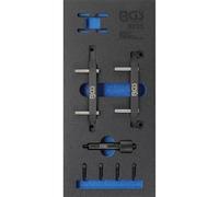 BGS 9695 | Insert de servante d'atelier 1/3 : Coffret de calage | pour Jeep 3,0 V6 Diesel | 9 pièces