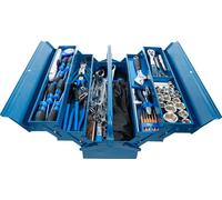 BGS Caisse à outils en métal, y compris assortiment d'outils 137 pces - 3340