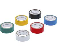 BGS Do it yourself Bandes adhésives multicolore 19 x 3,5 m 6 pièces BGS Do it yourself Quantité:1
