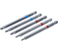 BGS Do it yourself BGS Jeu d’embouts, entraînement hexagonal extérieur 6,3 mm (1/4"), hexagone intérieur, profil T (pour TX), longueur 110 mm, 5 pièces Quantité:1