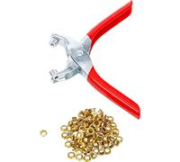 BGS Do it yourself BGS Pince à œillets avec 100 œillets ronds, 5,0 mm Quantité:1