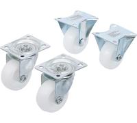 BGS Do it yourself Jeu de roulettes fixes/de direction 40 mm 4 pièces BGS Do it yourself Quantité:1