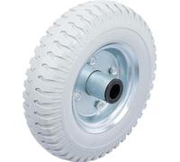 BGS Diy 80670 | Roue pour diable/chariot de transport | PU, gris | 220 mm