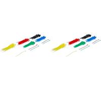 BGS Diy 80875 - Assortiment de colliers plastique - multicolore - 2,4 x 100 mm - 200 pièces (Lot de 2)