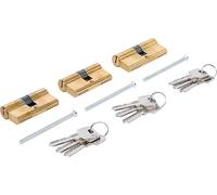 BGS Do it yourself Cylindre de serrure en laiton verrouillage simultané 15 pièces BGS Do it yourself Quantité:1