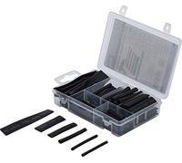 BGS Diy 88152 | Assortiment de gaines thermorétractables | noir | 90 pièces