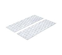 BGS Do it yourself Assortiment de tôles d’acier perforées BGS Do it yourself, 300 x 100 x 2 mm, 2 pièces Quantité:1