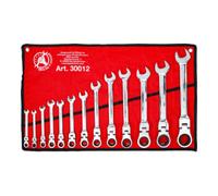 BGS technic KG – Jeu de clés mixtes à cliquet 30012 – têtes flexibles SW 8–32 mm – 13 pièces