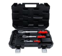Jeu de cliquets réversibles | extensible | Sortie carré extérieur 6,3 mm (1/4") - 10 mm (3/8") - 12,5 mm (1/2") | 3 pcs.