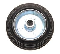 BGS Do it yourself BGS Roue pleine en caoutchouc Jantes en acier Ø 100 mm Quantité:1