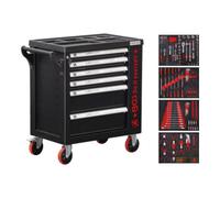 BGS Do it yourself Chariot d'atelier BGS 6 tiroirs 1 porte latérale avec 158 outils 6055 Quantité:1