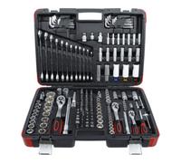 BGS technic Jeu de clés à douilles entraînement 6,3 mm 1/4" 10 mm 3/8" 12,5 mm 1/2" 176 pces ( 15217 )