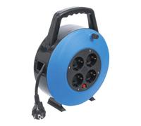 BGS Do it yourself Enrouleur de câble BGS 10 m, 3 x 1,5 mm², 4 prises de courant, IP 20, 3000 W Quantité:1