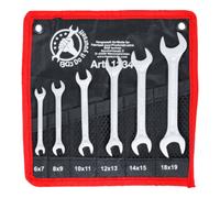 BGS Do it yourself Jeu de clés plates doubles | 6 x 7 - 18 x 19 mm | 6 pièces BGS Do it yourself Quantité:1