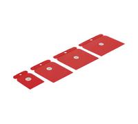 BGS Do it yourself Jeu de couteaux à mastiquer matière plastique 50 / 80 / 100 / 120 mm 4 pièces BGS Do it yourself Quantité:1