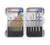 BGS Do it yourself Jeu de forets combinés | 1,5 - 10 mm | 17 pièces BGS Do it yourself Quantité:1