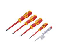 BGS Do it yourself Jeu de tournevis VDE pour électricien plats/cruciformes 5 pièces BGS Do it yourself Quantité:1