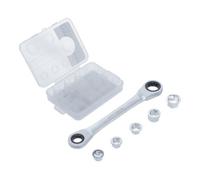 BGS Do it yourself nnulaire à cliquet avec jeu d’adaptateurs BGS 8 - 19 mm, 6 pièces Quantité:1