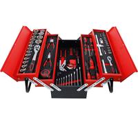 BGS Do it yourself valise à outils en métal y compris assortiment d'outils 86 pcs.