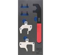 BGS Garniture pour servante d'atelier 1/3 : Jeu d'outils de réglage du moteur pour Mercedes-Benz M112 + M113 - 9215