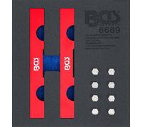 BGS Garniture pour servante d'atelier 1/6 : Jeu d'outils de réglage du moteur pour Mercedes-Benz M642 - 6689